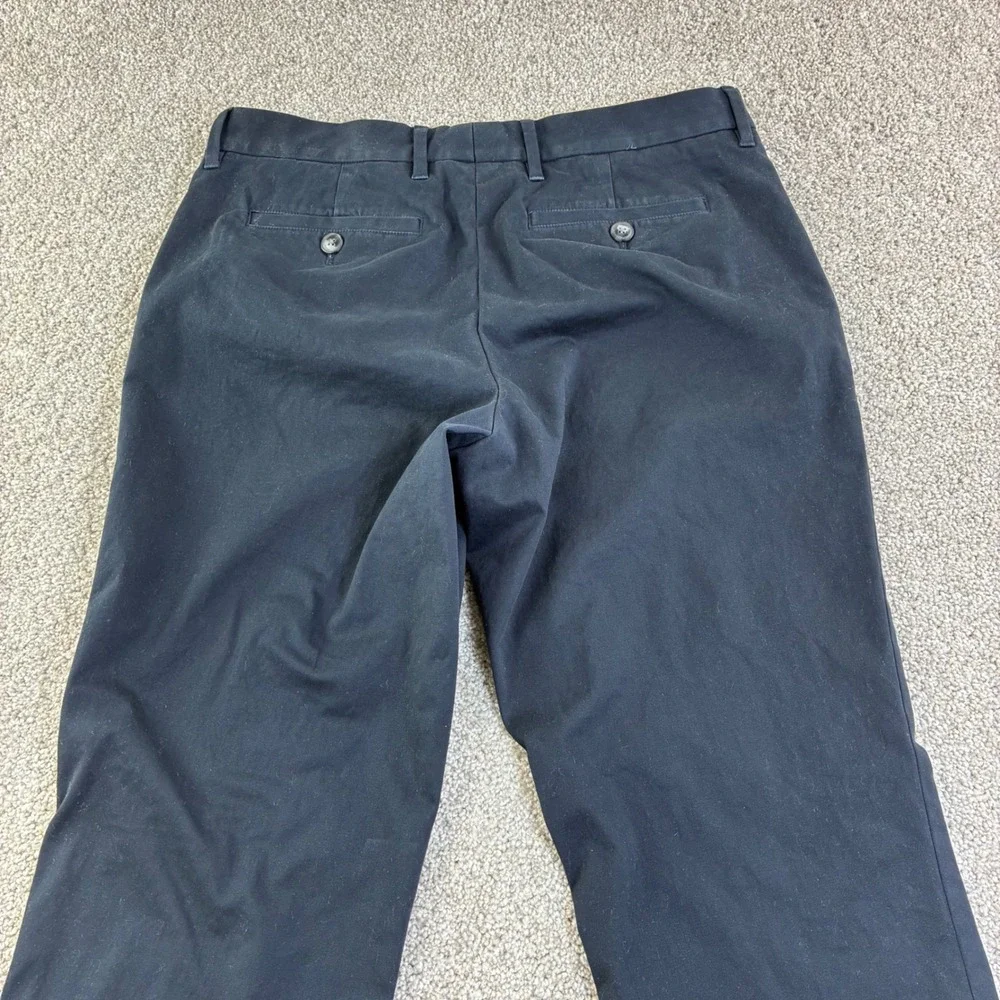 Fairlane‎ Mens 32x30 Navy Pleated Flat Front Dress Pants Athletic Casual Career